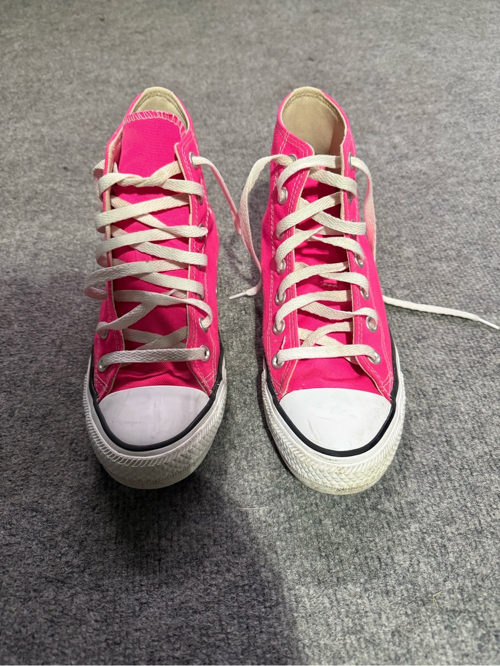 Converse Pink High-Top Canvas Sneakers